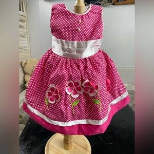 Retro Dress with Floral Design